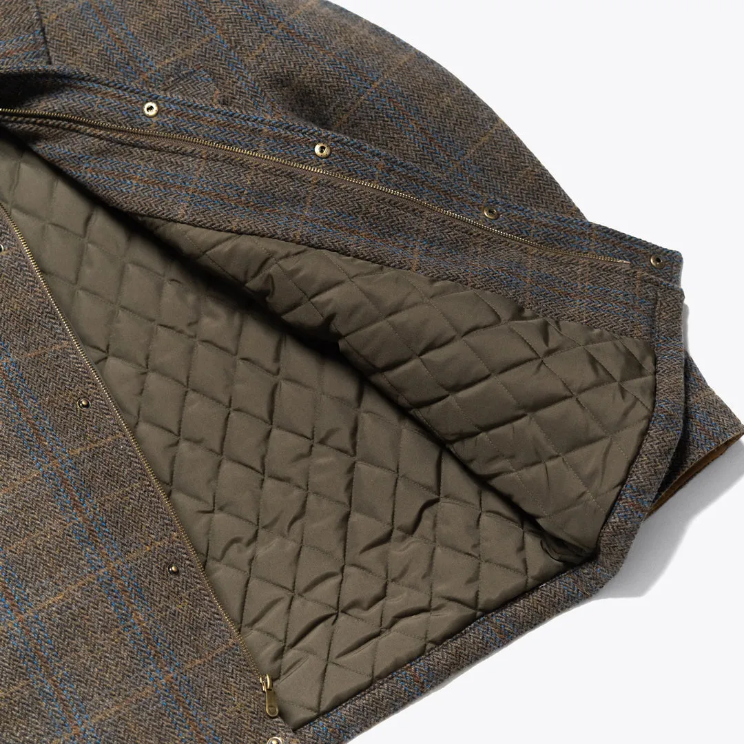 Premium Thistle Bark Plaid Aberdeen Wool Jacket