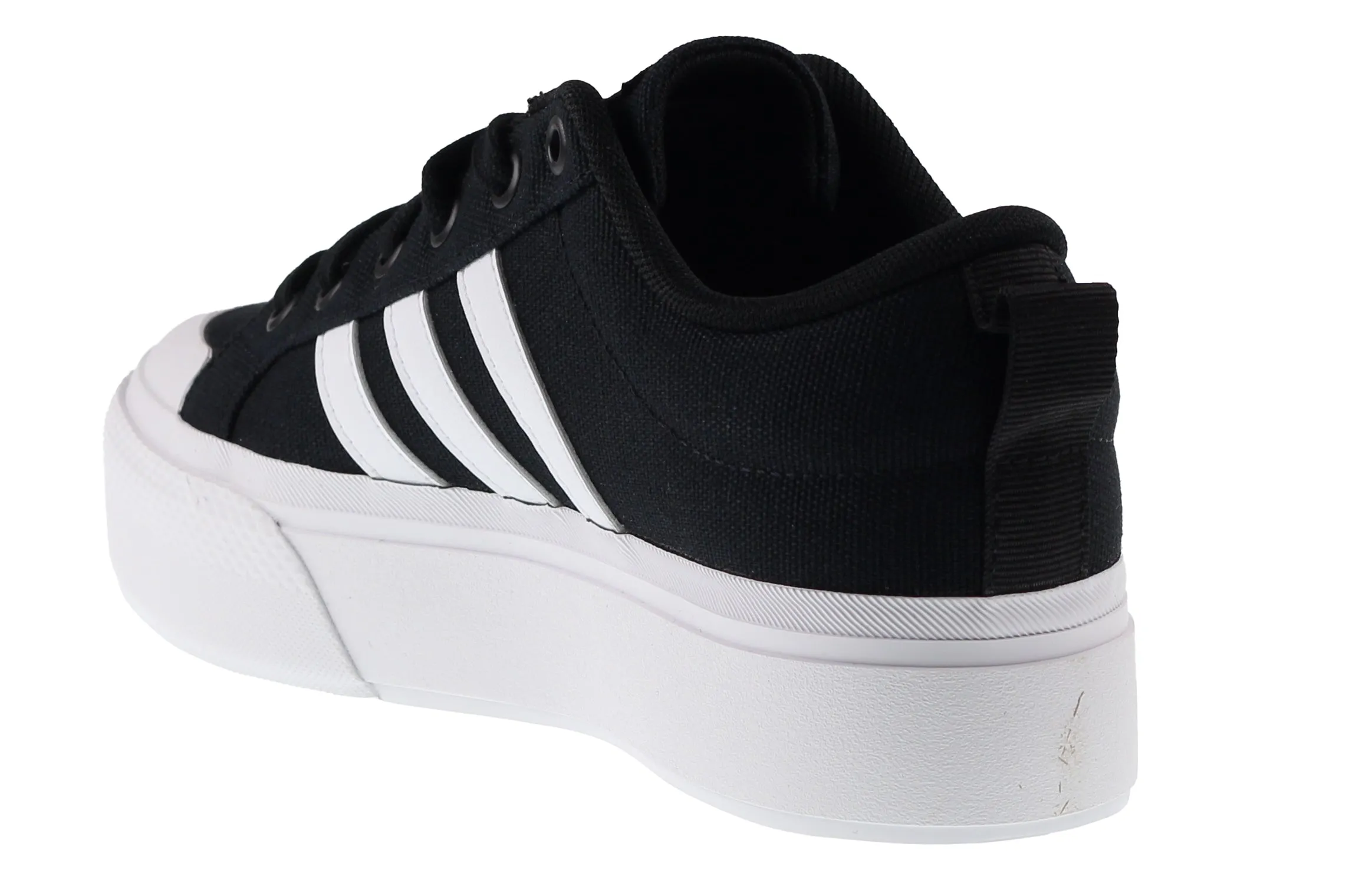 Adidas Womens Bravada 2.0 Mid Platform Black and White