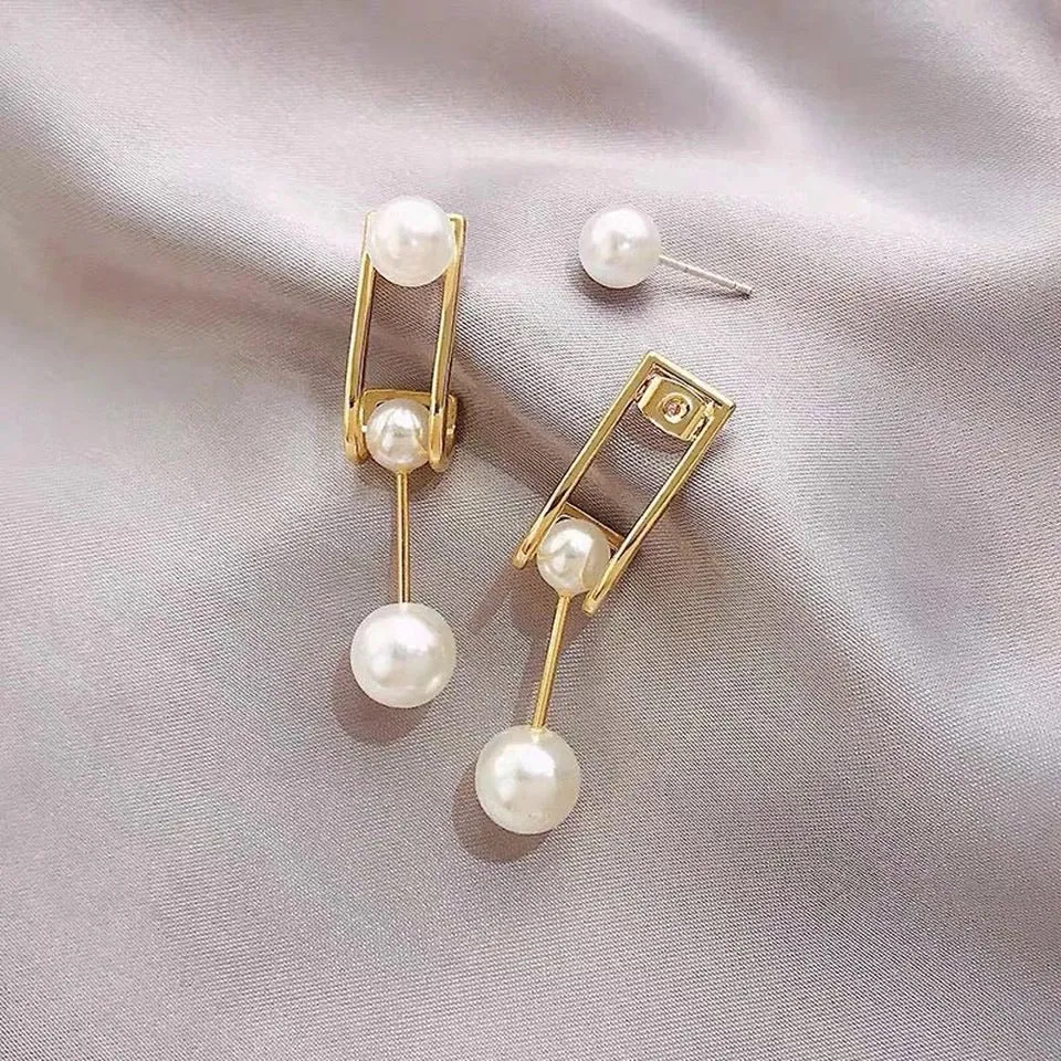 ARUBA FAUX PEARL DROP EARRINGS