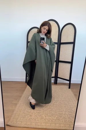 arzu kimono coatigan olive