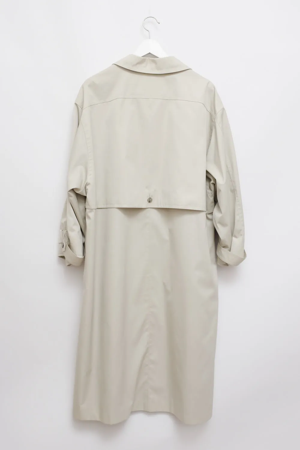 BEIGE VINTAGE BELTED TRENCH COAT