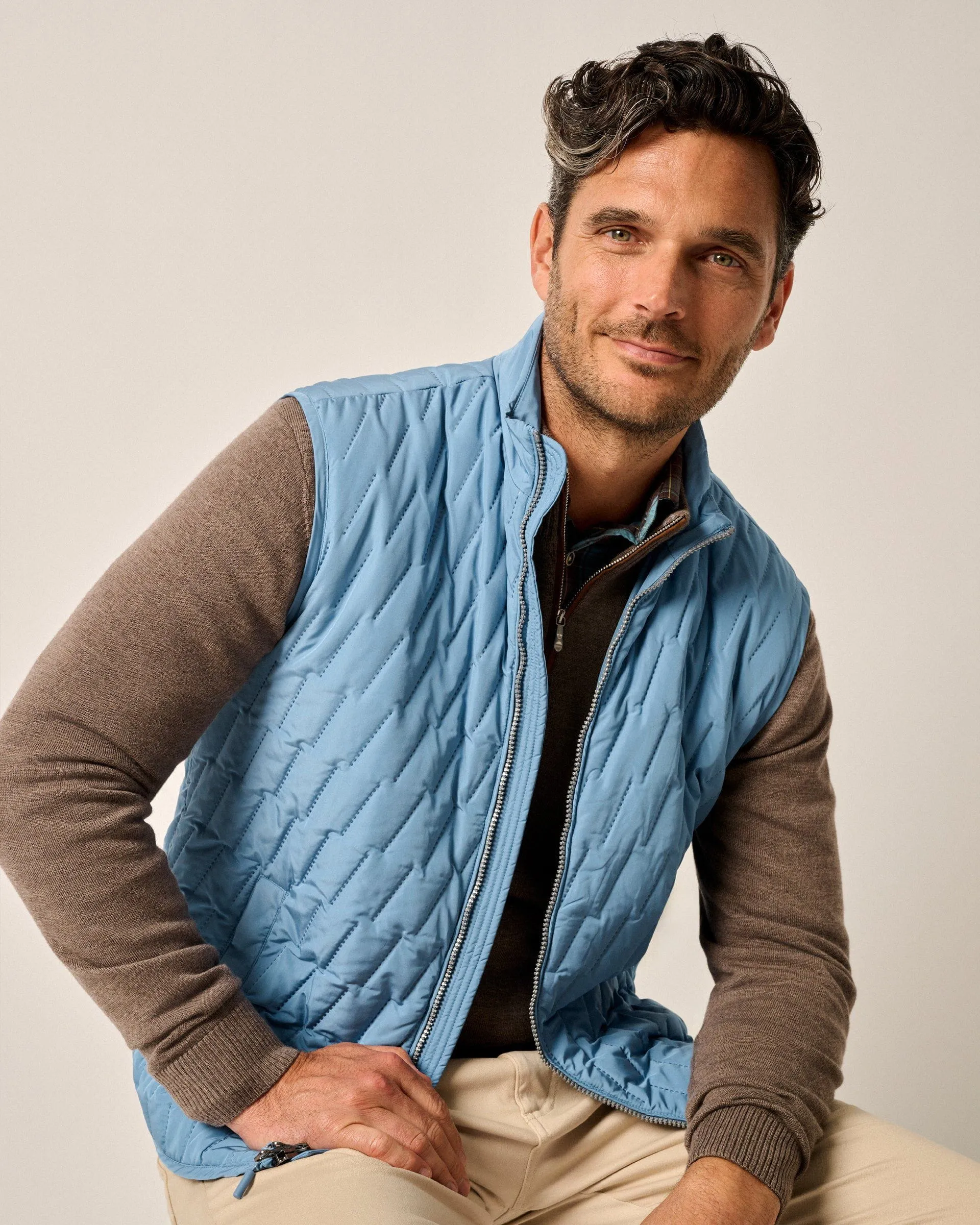 Belfry Quilted Puffer Vest in Arrow by Johnnie-O