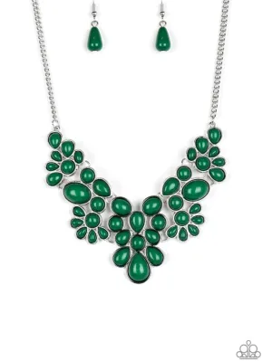 Bohemian Banquet Green - Necklace - Paparazzi Accessories