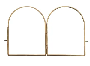 Brass and Glass Arched Photo Frame, 2 styles