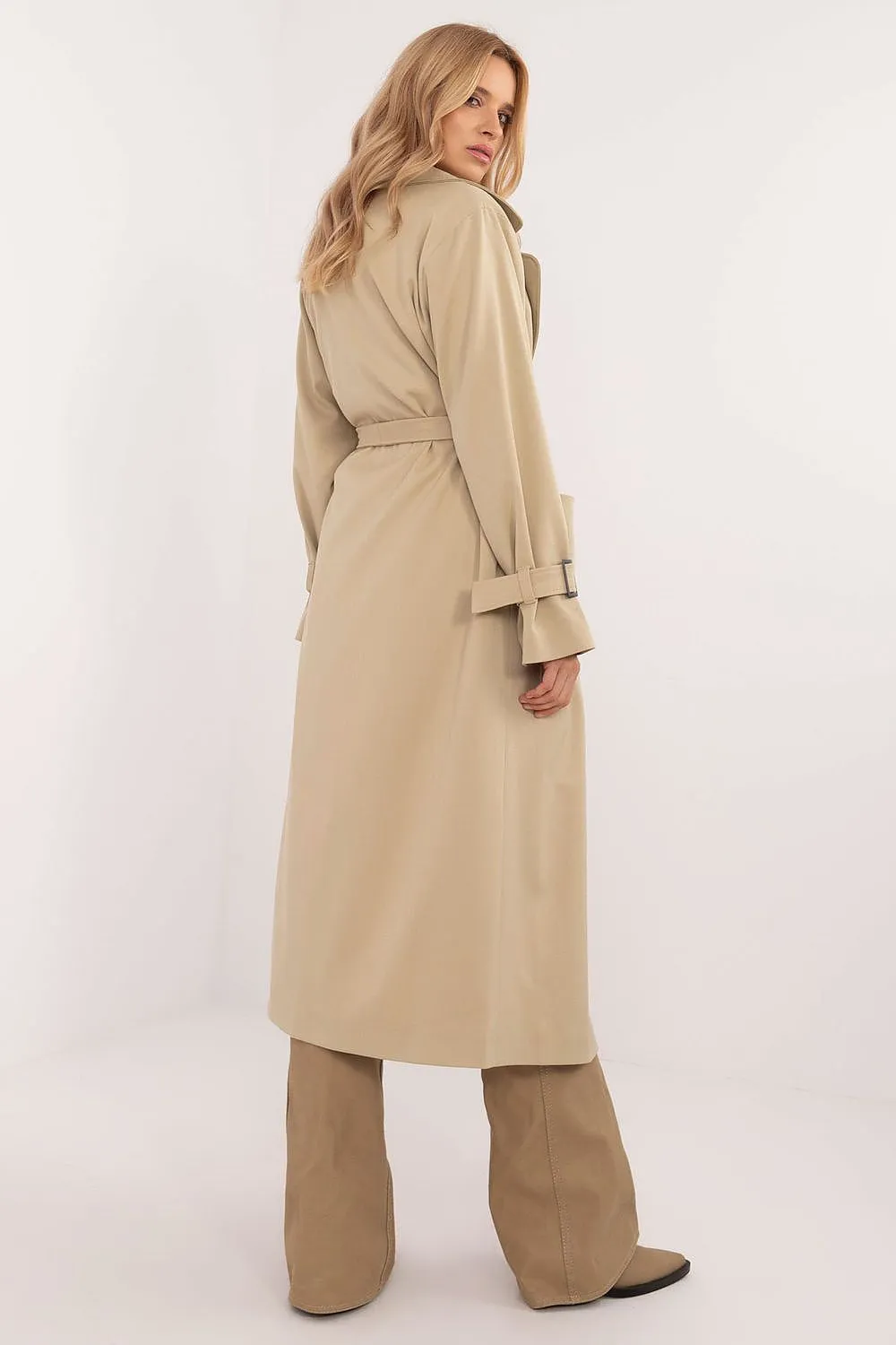 Elegant Womens Cotton Trench Coat by Lakerta