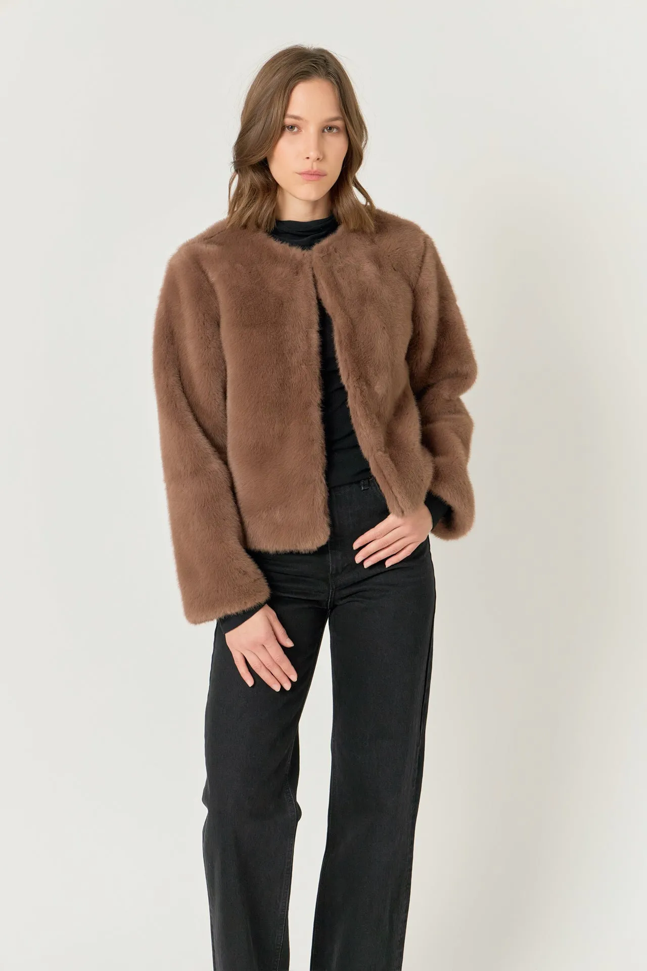 Faux Fur Lady Jacket