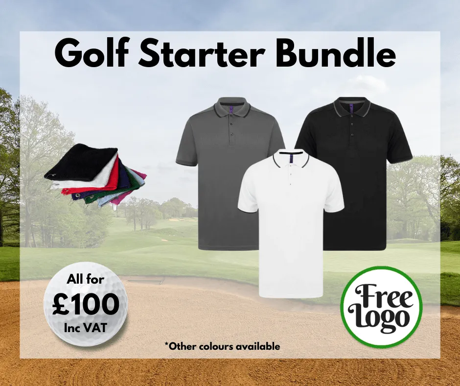 FREE LOGO Golf Starter Bundle