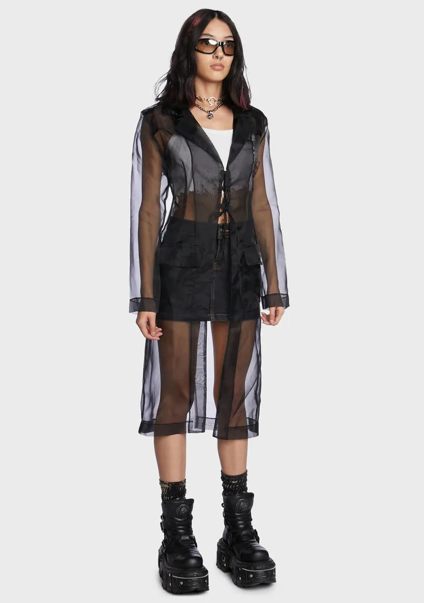 Gatekeeper Organza Trench Coat