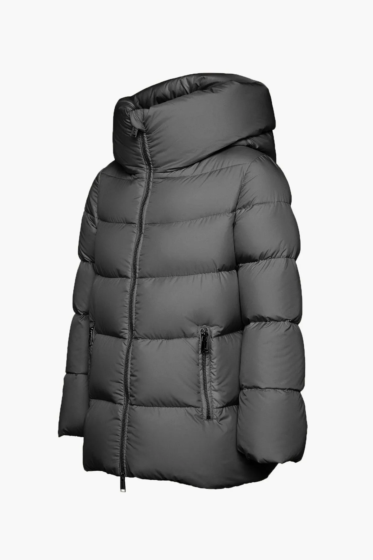 Girls Down Jacket ADD Down Hooded A-Line (Size 4 left)