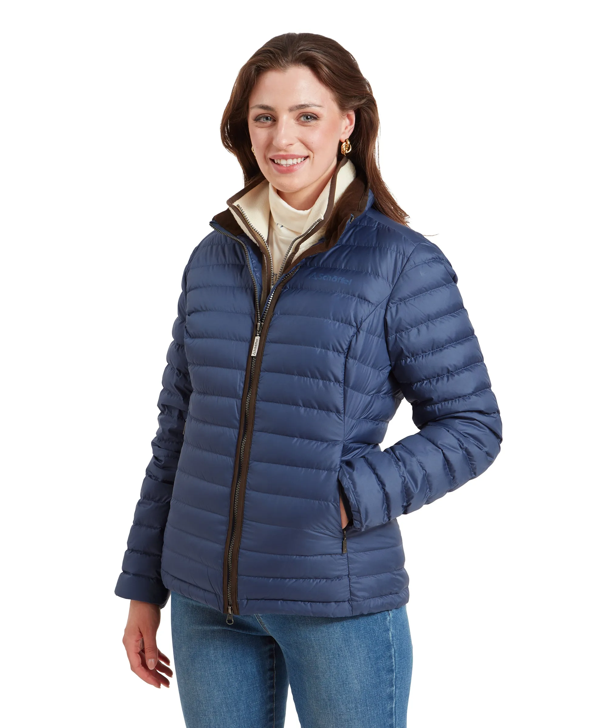 Hambleton Down Jacket - Stone Blue