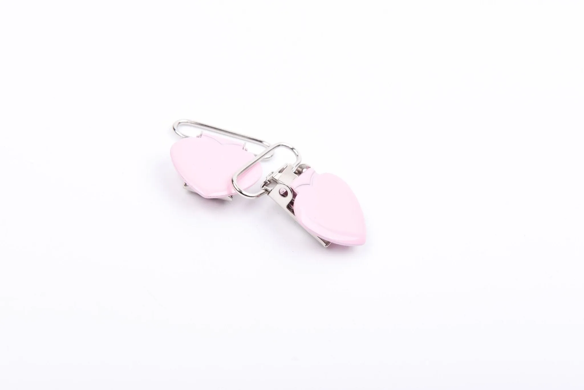 Heart Shape Suspender Clips- 25mm