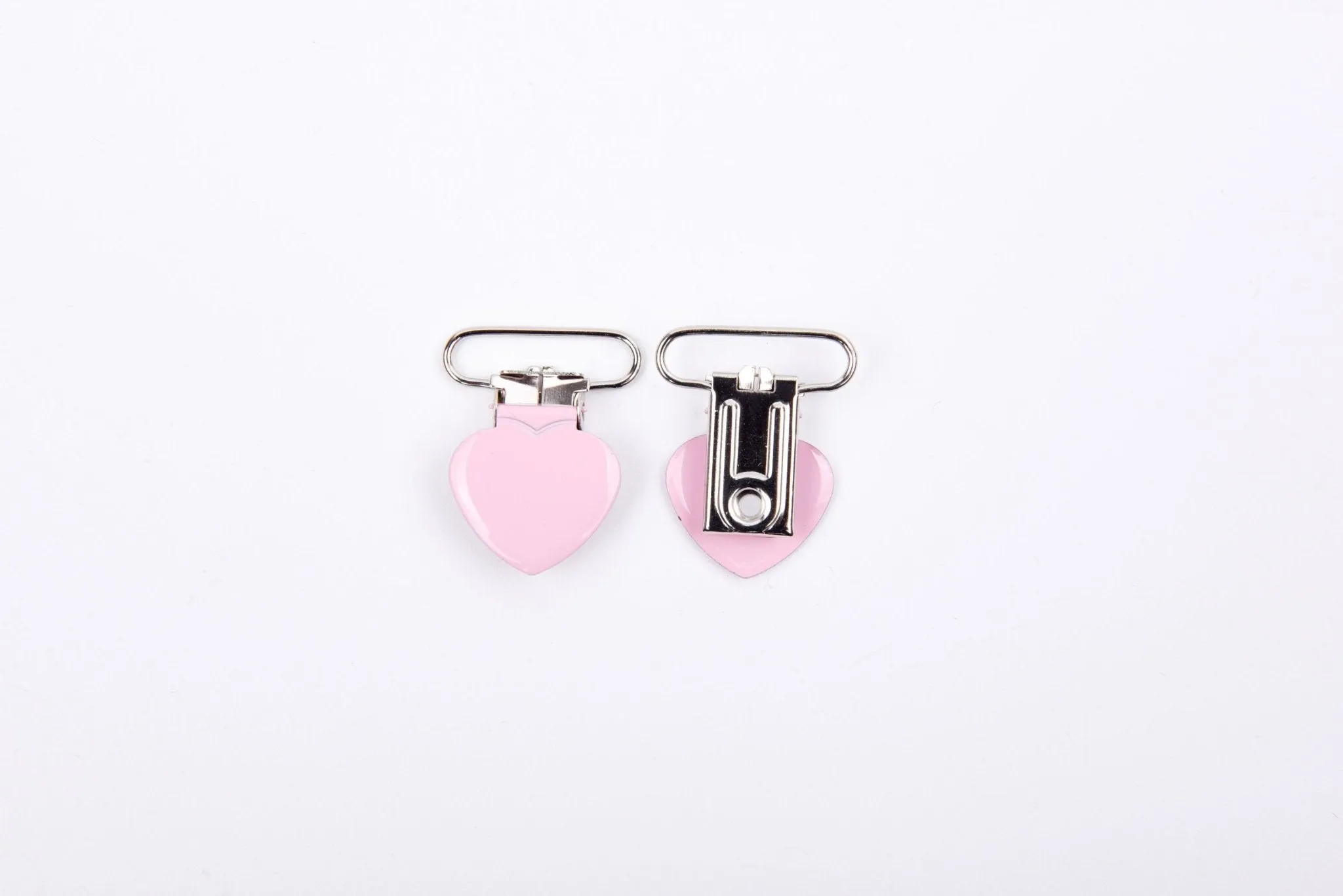 Heart Shape Suspender Clips- 25mm