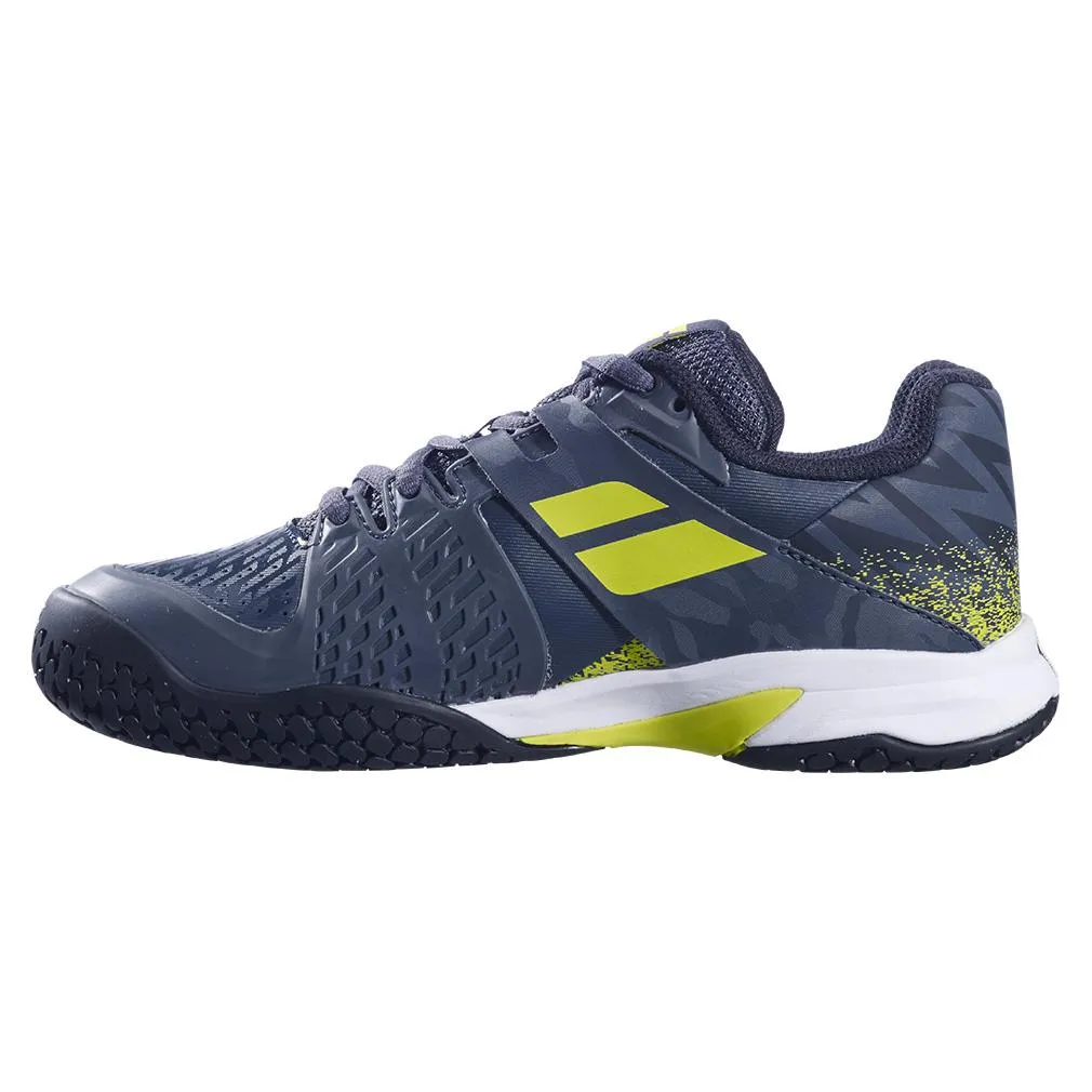 Juniors` Propulse AC Tennis Shoes Grey and Aero