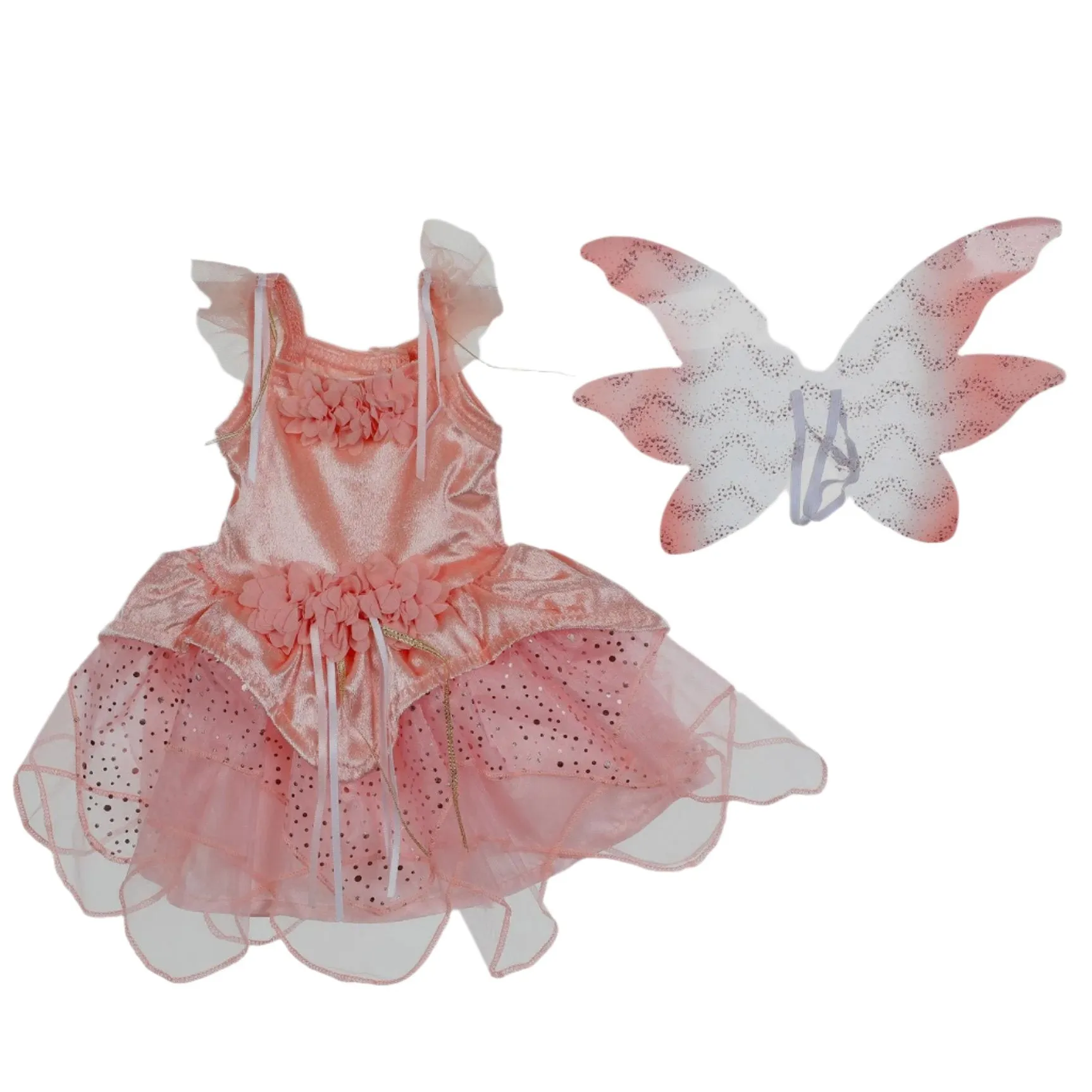 Lil Doll Dress Rose Garden Fairy w/Wings Fits 16-20"