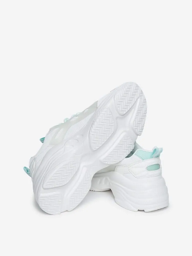 LUNA BLU White Chunky Sneakers