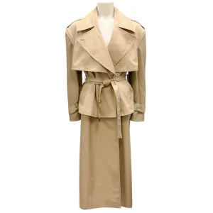 Mackage Beige Convertible Mckenna Trench Coat