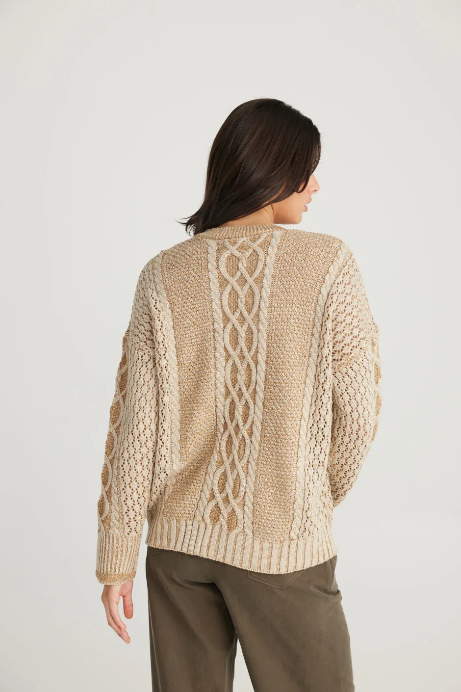 Odessa Cardigan - Taupe