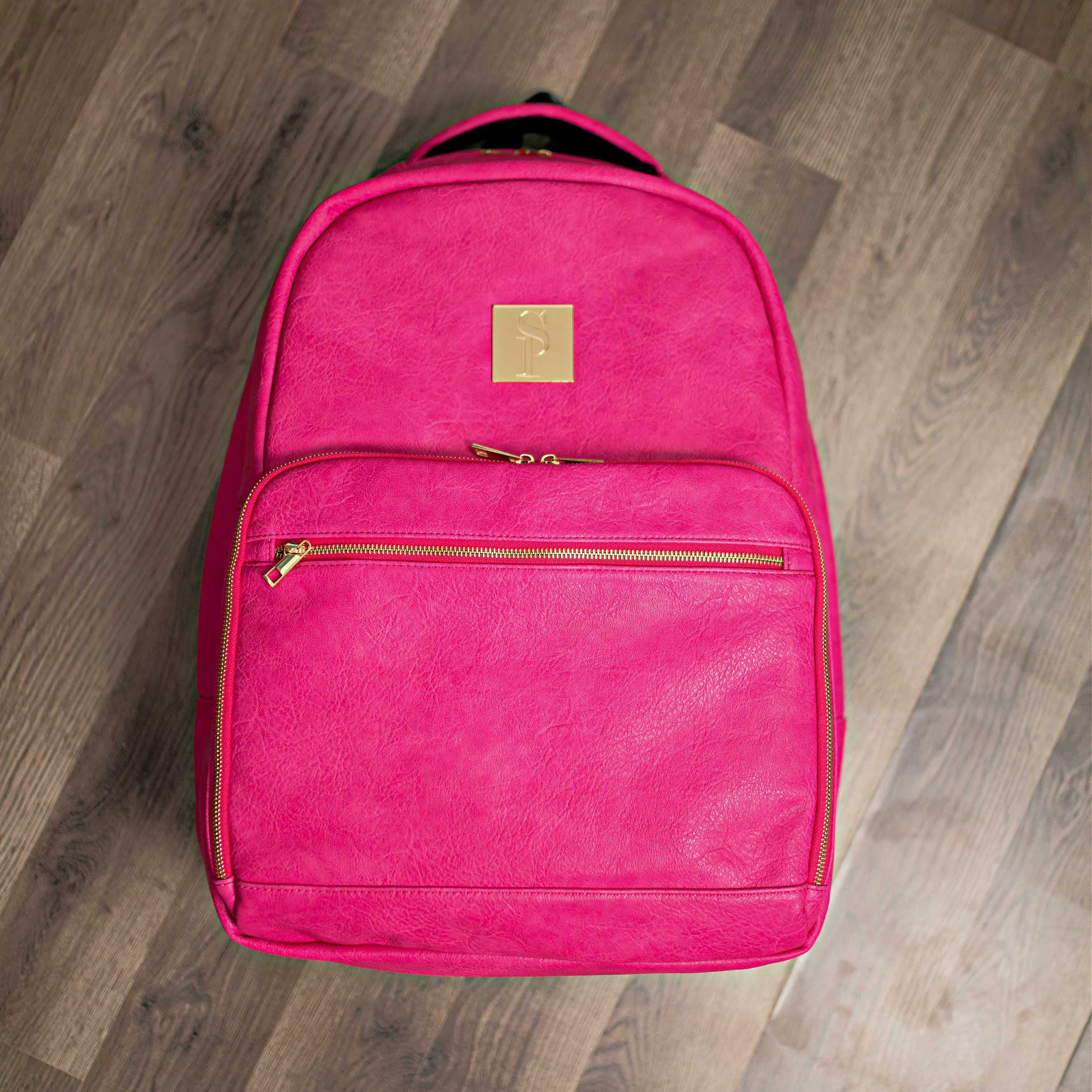 Pink Tumbled Leather Commuter Bag (Only 100 Made)