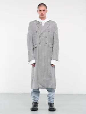 Pinstripe Trench Coat (VL18CO620G-GREY)