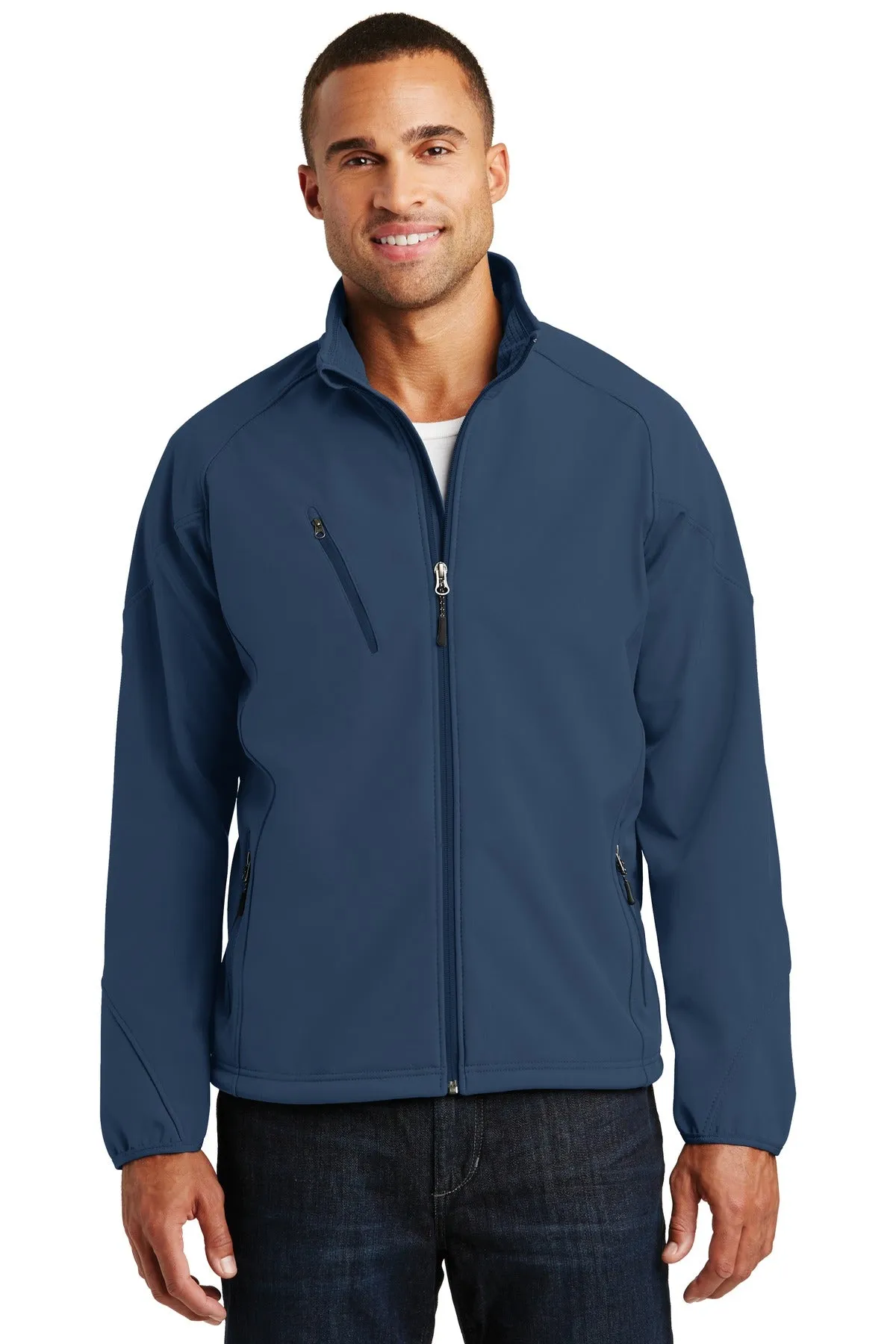 Port Authority® Textured Soft Shell Jacket. J705