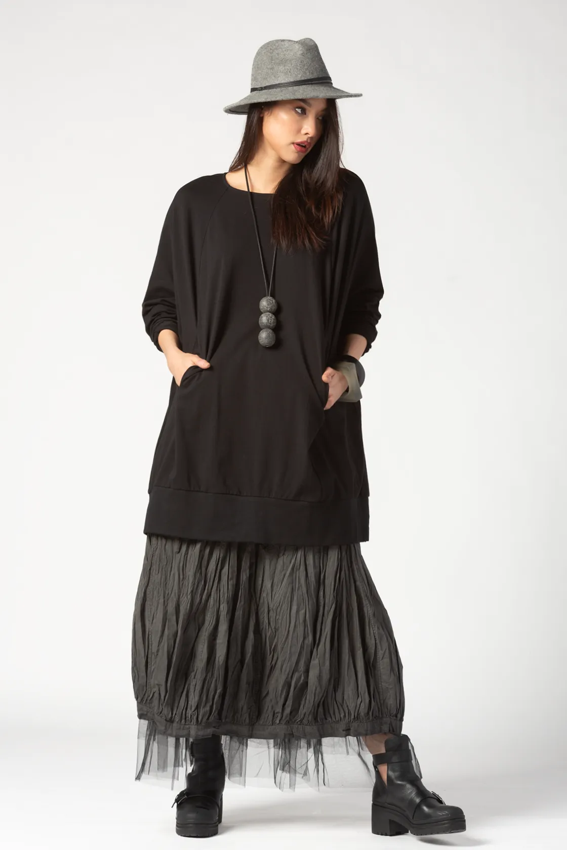 Sabotino Tunic in Black Tokyo