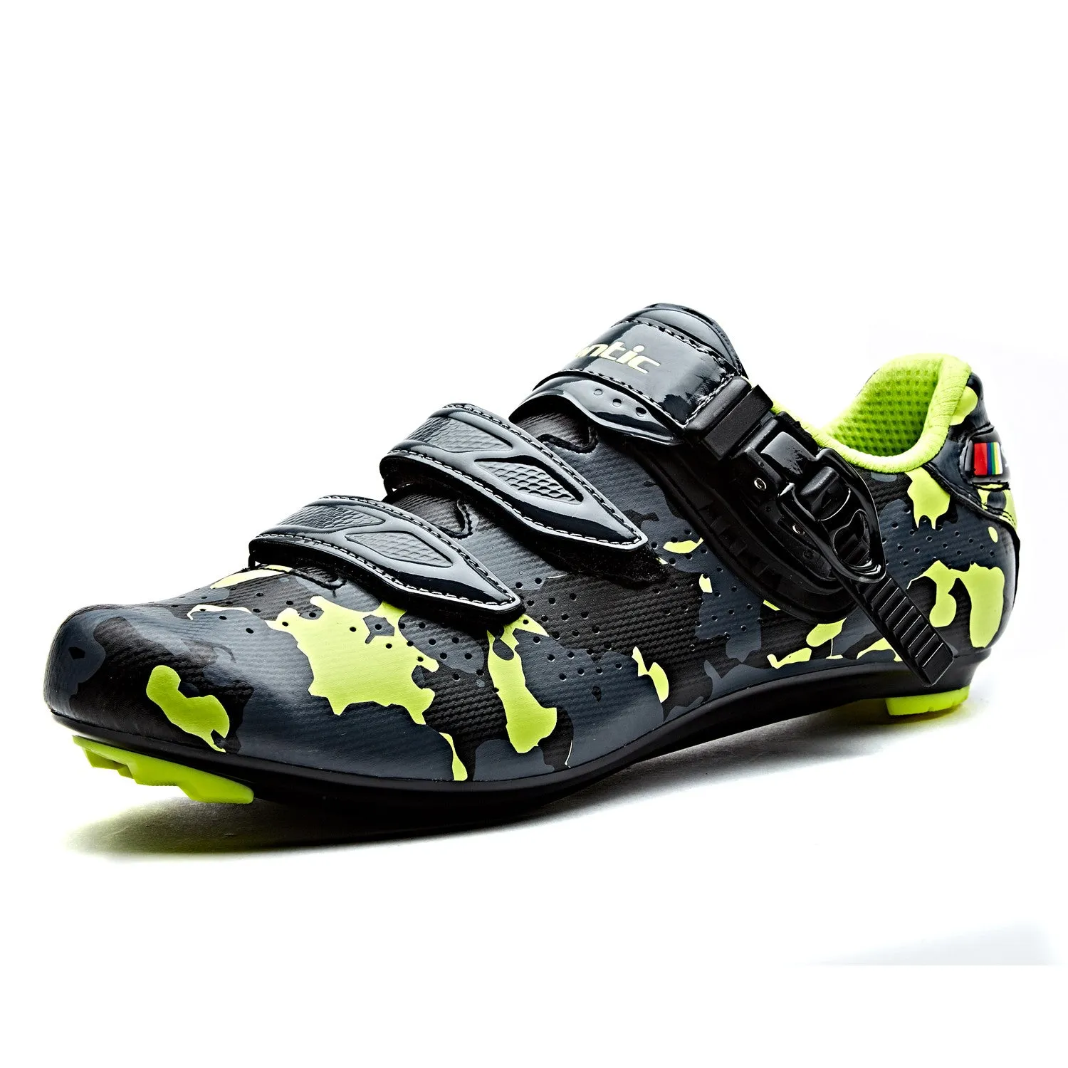 Santic Davee Green Men Road Cycling Shoes