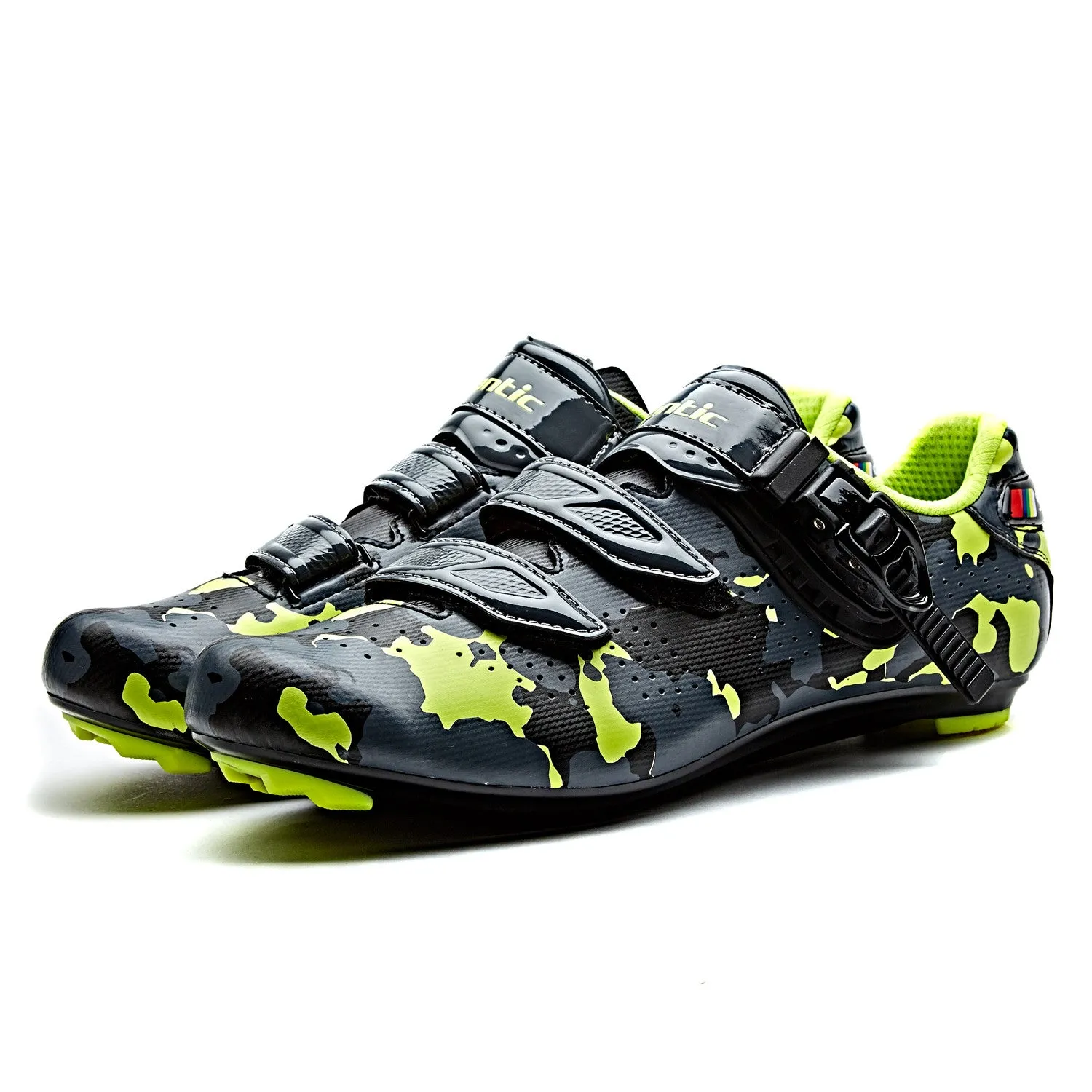 Santic Davee Green Men Road Cycling Shoes