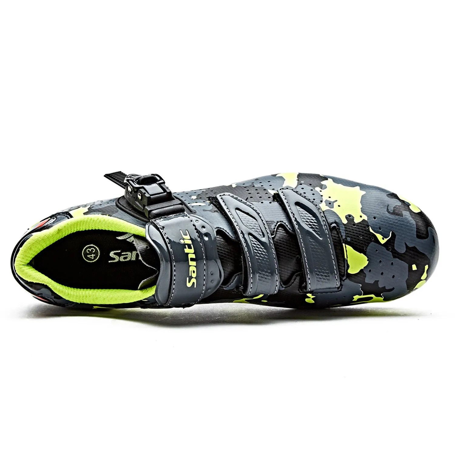 Santic Davee Green Men Road Cycling Shoes