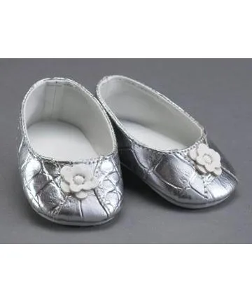 Silver Shoes fit American Girl Dolls