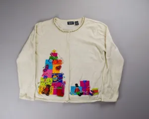 Stack The Gifts On My Sweater-Small Christmas Sweater