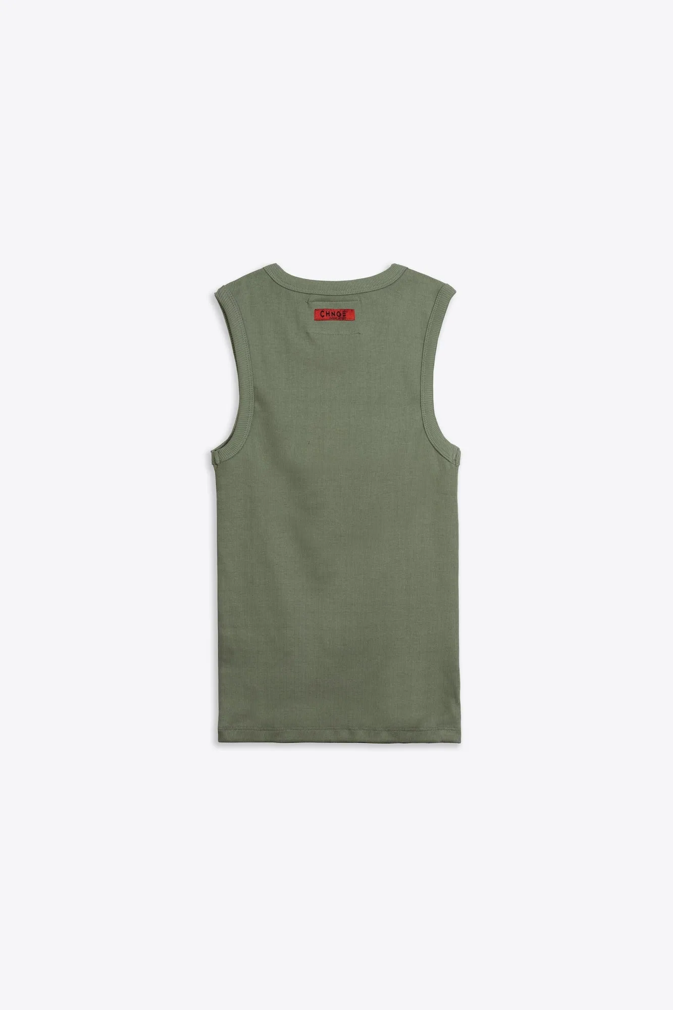 Support Your Local Planet Lt Stretch Rib  Racer Tank (Kelp)