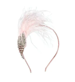 Tutu Du Monde Fantail Headband In Porcelain Pink