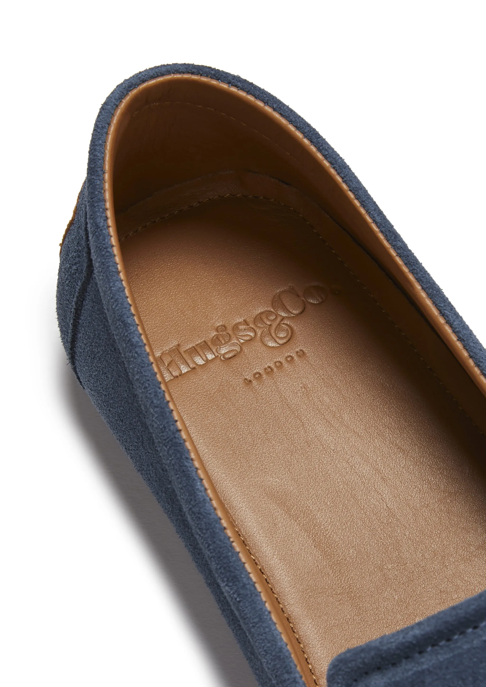 Tyre Sole Espadrilles, denim blue suede