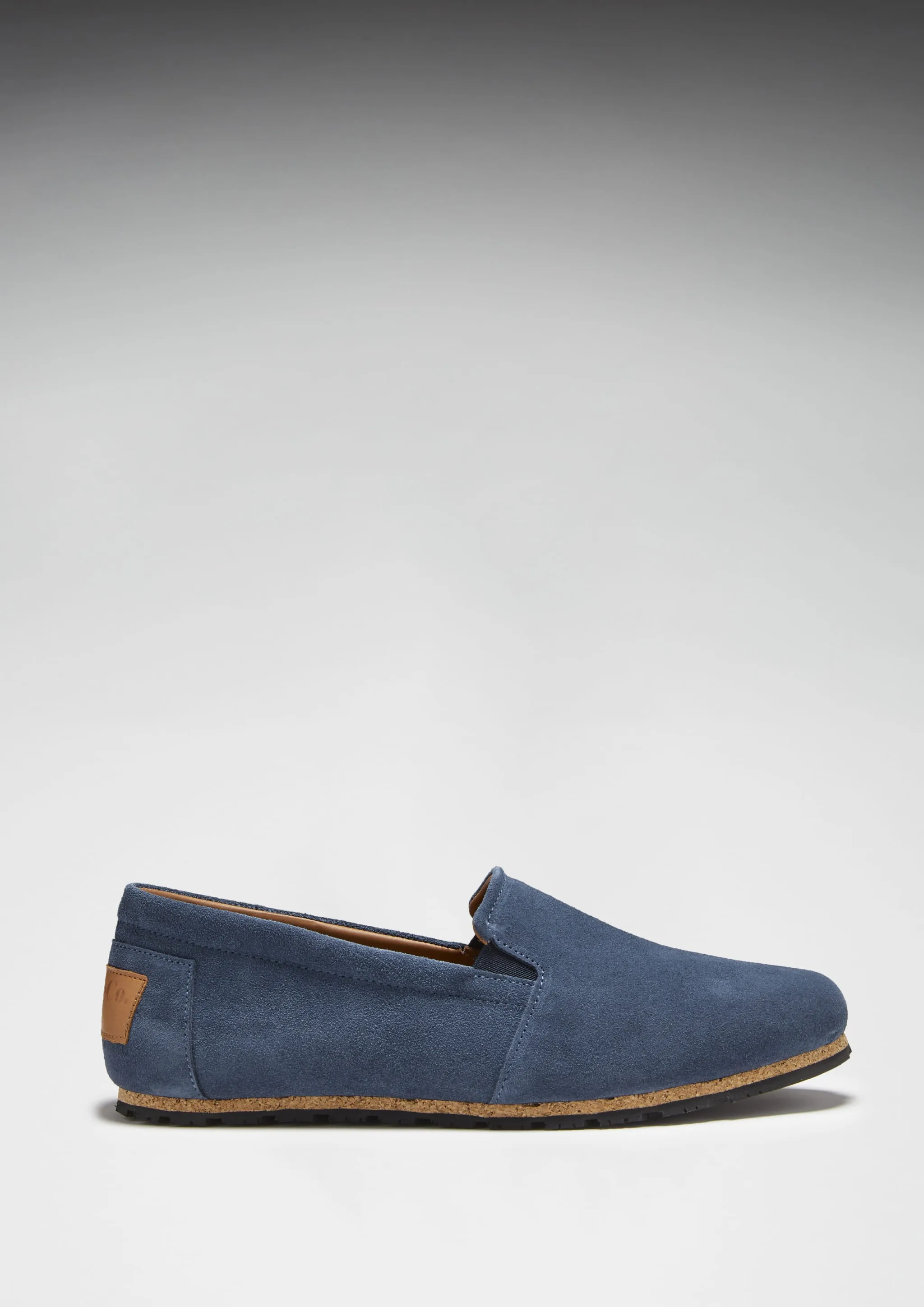 Tyre Sole Espadrilles, denim blue suede