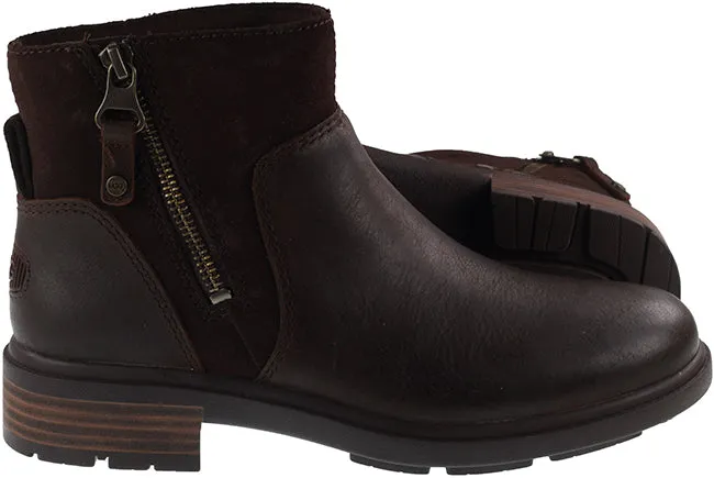 Ugg Boots Womens Harrison Zip Stout Leather