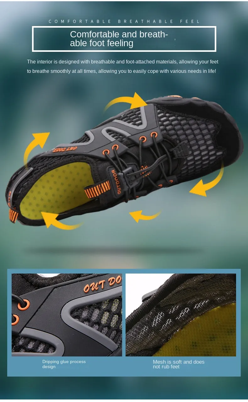 Versatile Amphibious Shoes for Hiking and Fishing