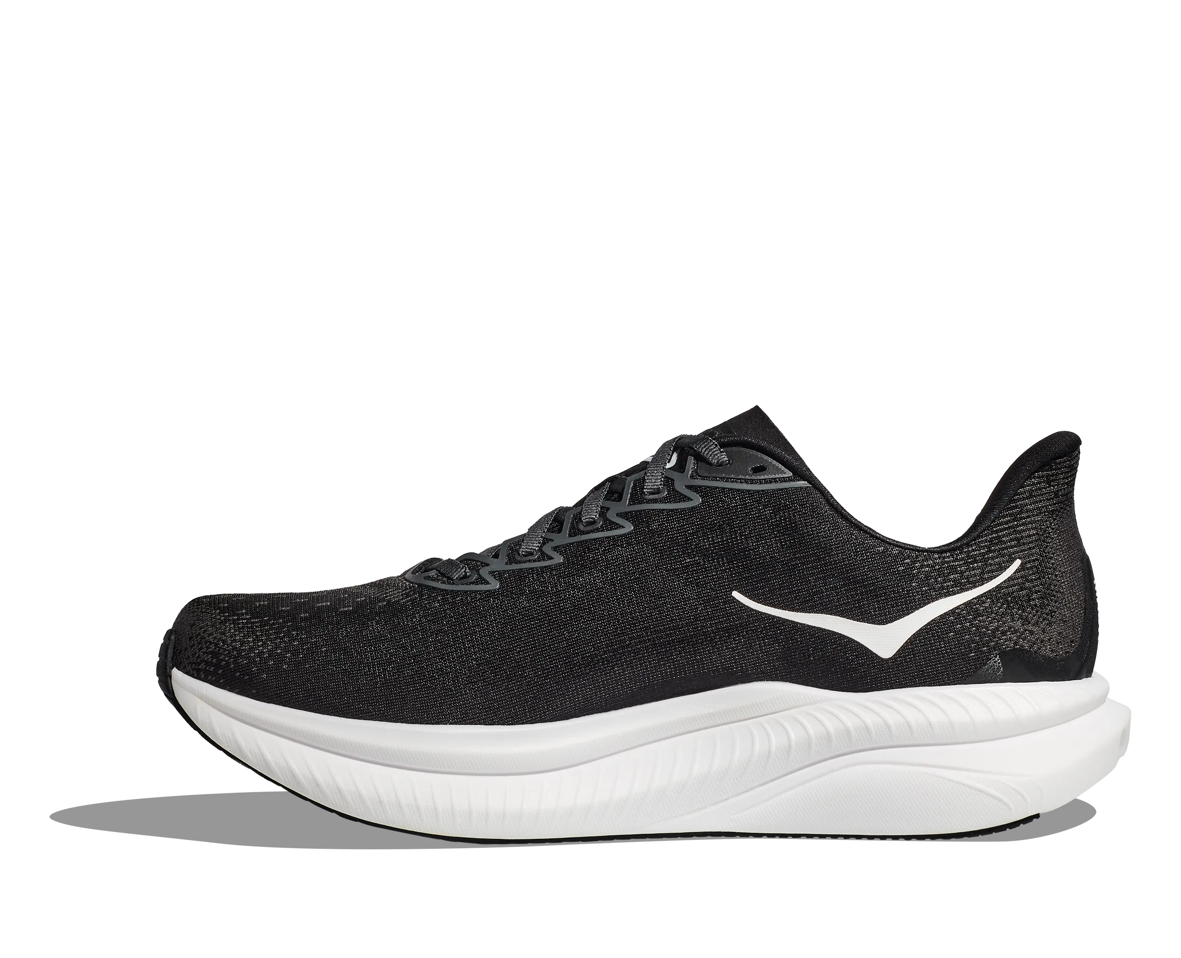 Women's Hoka Mach 6 Color: Black / White