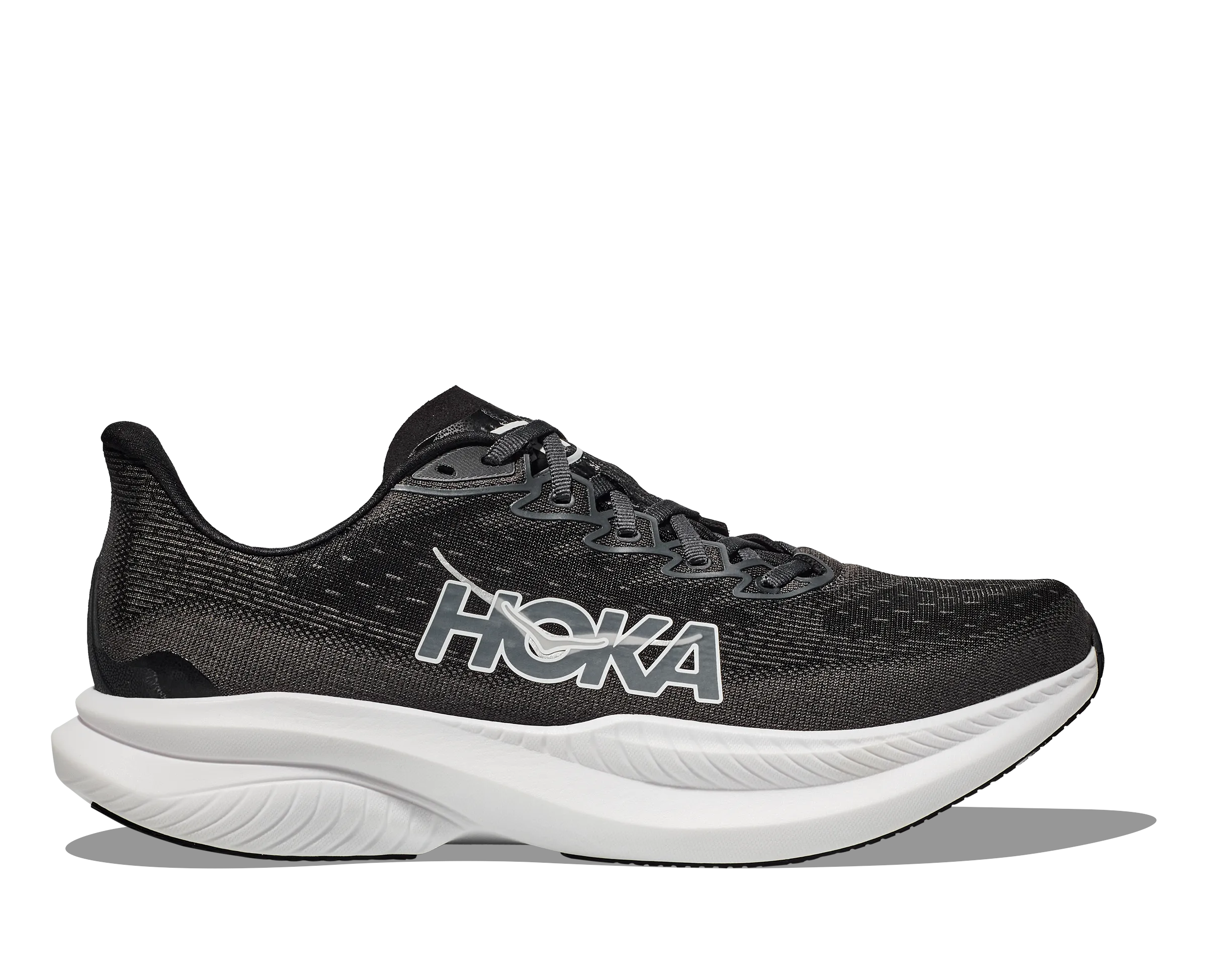 Women's Hoka Mach 6 Color: Black / White